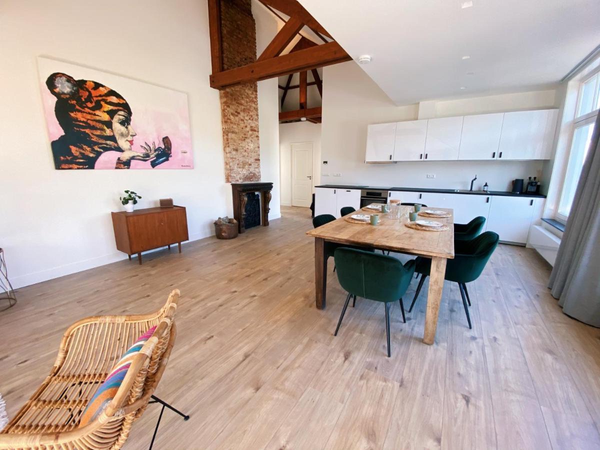 Ferienwohnung Luxurious Historical Loft Close To The Beach! Wassenaar Exterior foto